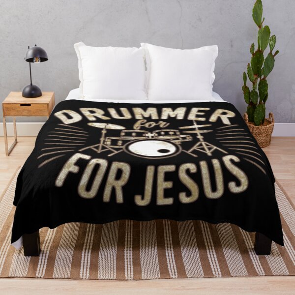 Item preview, "DRUMMER FOR JESUS "  CHRISTIAN MUSICIAN  designed and sold by Obinne.