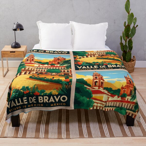 Item preview, Valle de Bravo Estado de Mexico Vintage Travel Tourism designed and sold by TravelersGems.