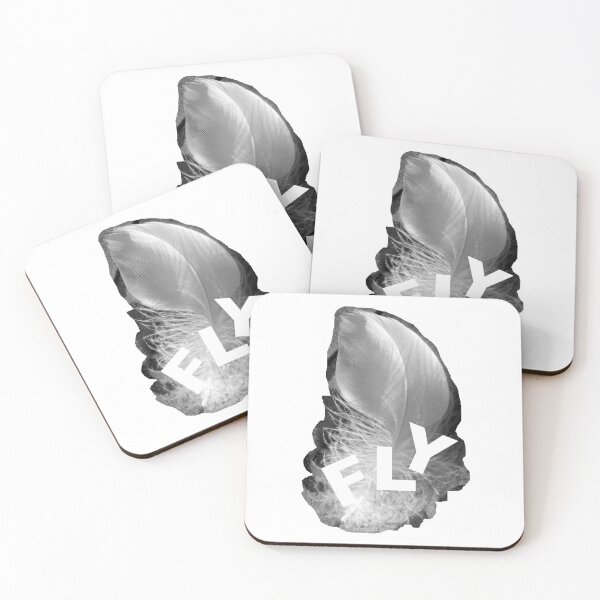 Item preview, A swan feather says: FLY! designed and sold by ZoffArt-Shop.