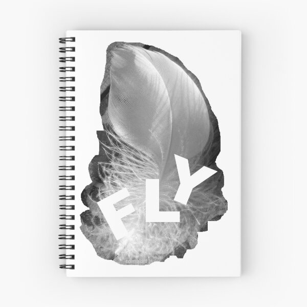 Item preview, A swan feather says: FLY! designed and sold by ZoffArt-Shop.