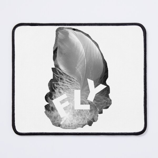 Item preview, A swan feather says: FLY! designed and sold by ZoffArt-Shop.