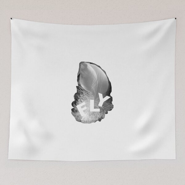 Item preview, A swan feather says: FLY! designed and sold by ZoffArt-Shop.