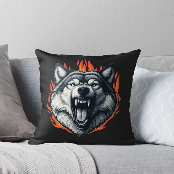 Item preview, Powerful Wolf Art - Fierce and Majestic Animal Design designed and sold by tarzbol.