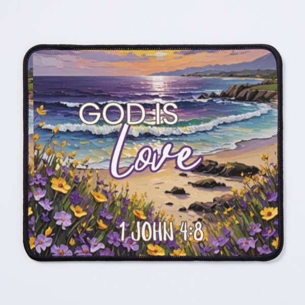 Item preview, God is Love Purple Sunset designed and sold by IvaRenee.