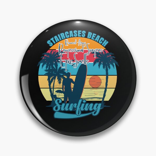 Item preview, Staircases Beach rounded among professional surfers Epic Swells designed and sold by BDLuck2021.