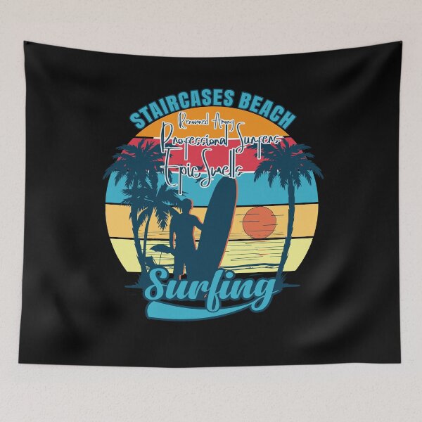 Item preview, Staircases Beach rounded among professional surfers Epic Swells designed and sold by BDLuck2021.