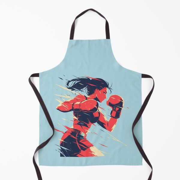 Item preview, Minimalist Dynamic Female Boxer designed and sold by Windy-market.