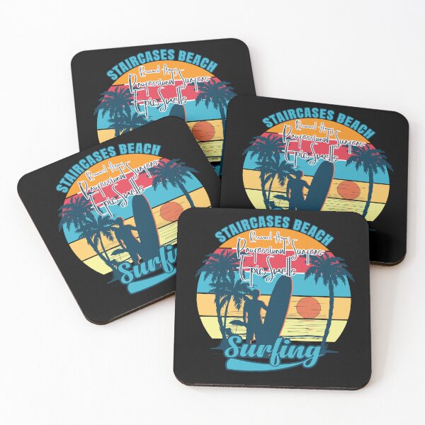Item preview, Staircases Beach rounded among professional surfers Epic Swells designed and sold by BDLuck2021.