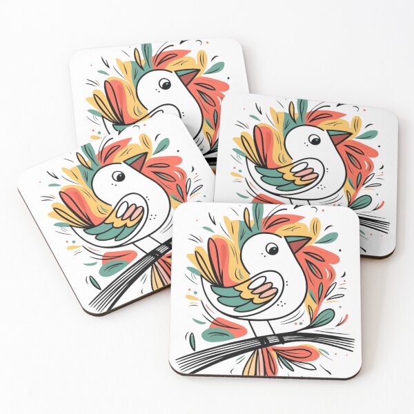 Item preview, Abstract Funny Bird Design  designed and sold by HG-Creation-Design.
