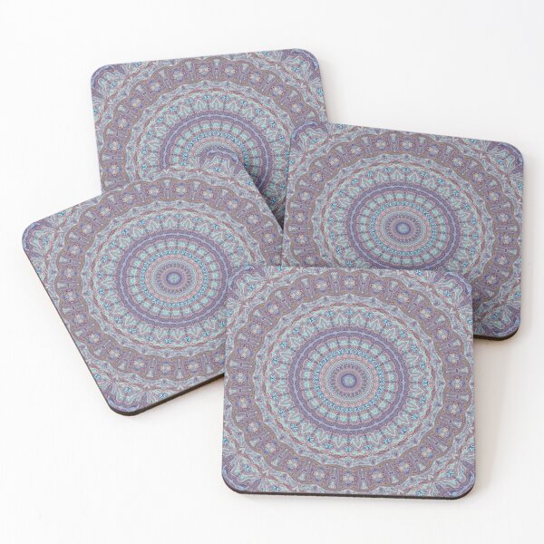 Item preview, Blue and Beige Kaleidoscopic Mandala designed and sold by KaSaPo.