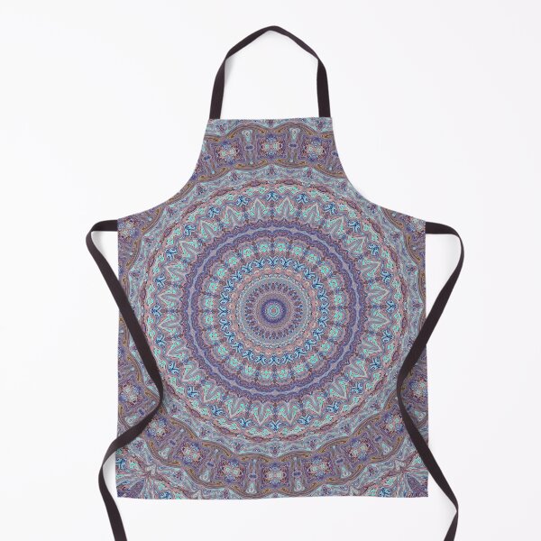 Item preview, Blue and Beige Kaleidoscopic Mandala designed and sold by KaSaPo.