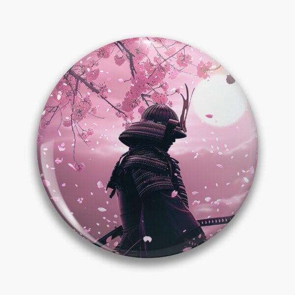 Item preview, Japanese Samurai in Cherry Blossoms designed and sold by Kimberly Bachar.