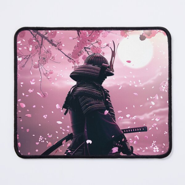 Item preview, Japanese Samurai in Cherry Blossoms designed and sold by Kimberly Bachar.