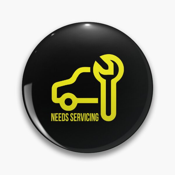 Item preview, Needs Servicing car warning service auto mechanic dashboard designed and sold by w1ckerman.