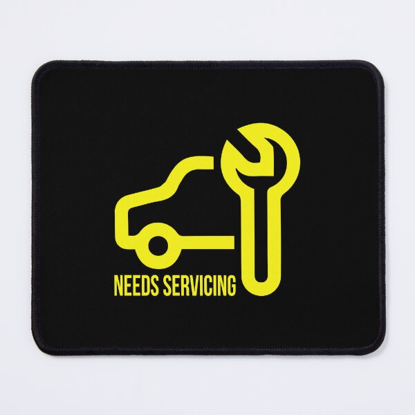 Item preview, Needs Servicing car warning service auto mechanic dashboard designed and sold by w1ckerman.