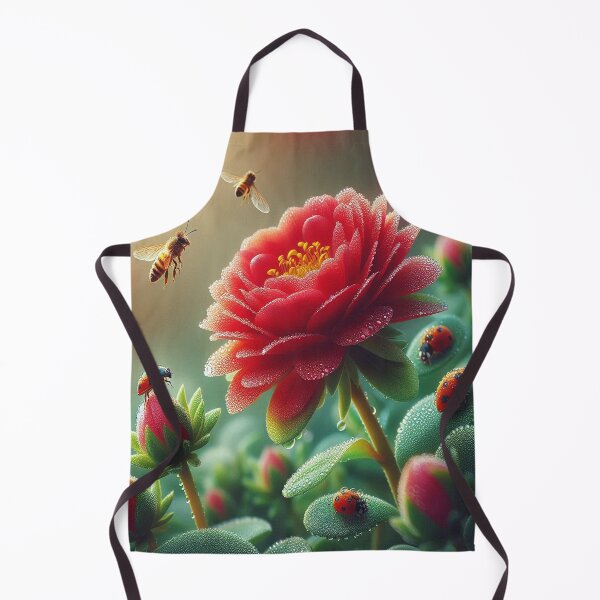 Item preview, Rain dance of insects on the purslane designed and sold by FotoworldEdel.