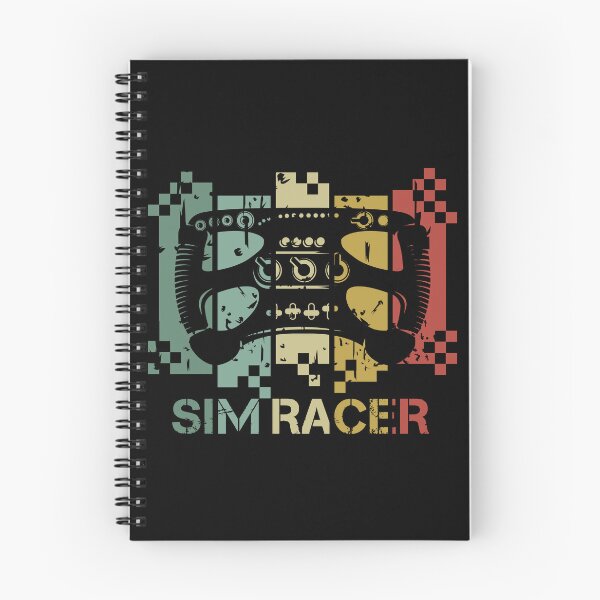 Item preview, Steering wheel retro sim racer gaming racing vintage gamer simracing Logo designed and sold by AndreMi.