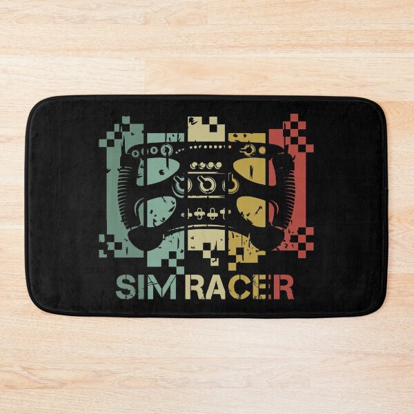 Item preview, Steering wheel retro sim racer gaming racing vintage gamer simracing Logo designed and sold by AndreMi.