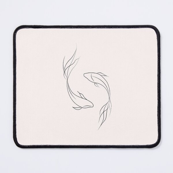 Item preview, minimalist koi fish designed and sold by Mariehgraphic.
