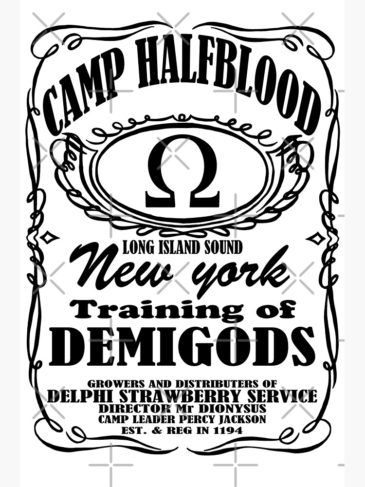 Camp Half Blood Map Art Board Print for Sale by Emma1706