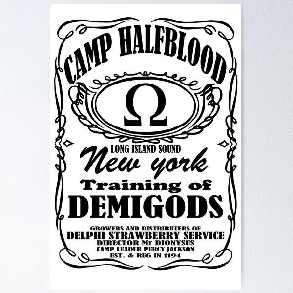  Jitipozy CAMP HALF-BLOOD - PERCY JACKSON Poster Metal