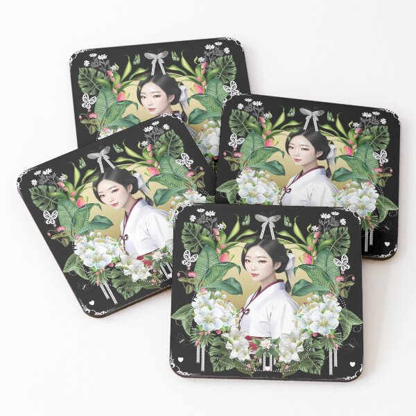 Item preview, Floral Korean design designed and sold by Sonia Jones Art.