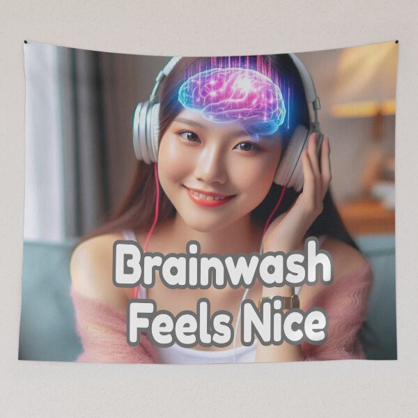 Item preview, Brainwash Feels Nice designed and sold by Surreallytee.