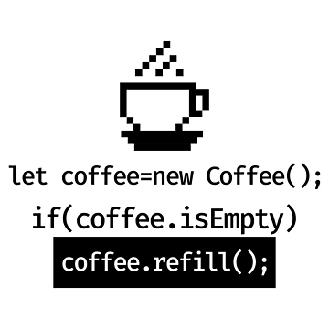 Artwork thumbnail, Coffee refill coding by ScienceCorner