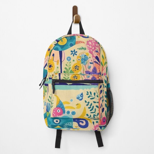 Item preview, Weird rooster creature in a beautiful garden designed and sold by GreissDesign.