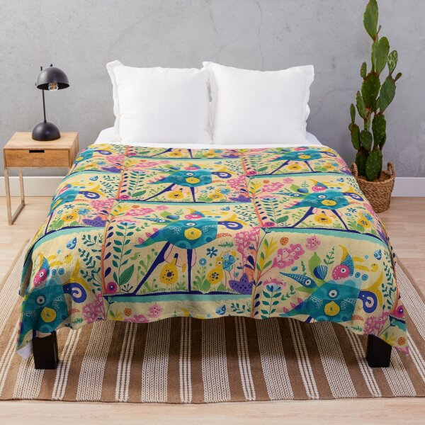 Item preview, Weird rooster creature in a beautiful garden designed and sold by GreissDesign.