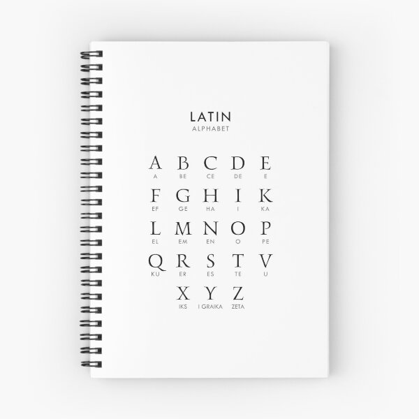 Item preview, Latin Language Alphabet designed and sold by AnnSign.