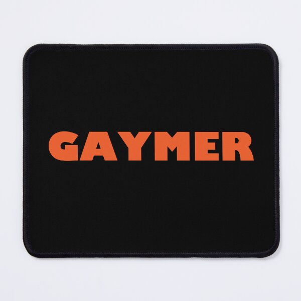 Item preview, GAYMER ORANGE BACK TEXT designed and sold by SINPRE.