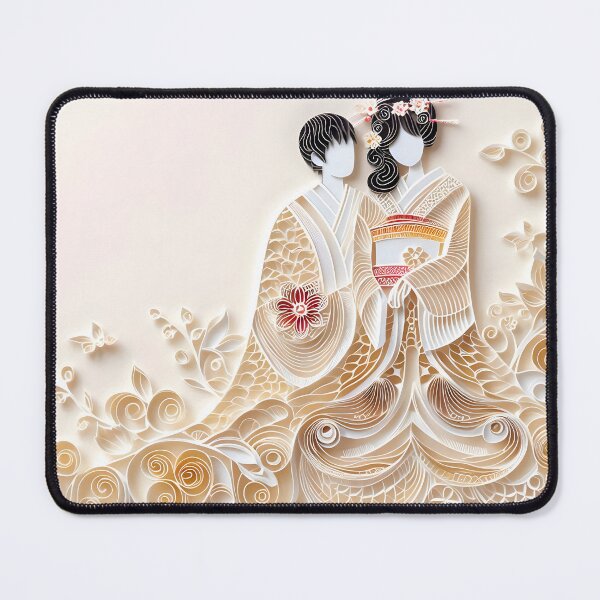 Item preview, Papercraft Cream Couple designed and sold by Catobix.