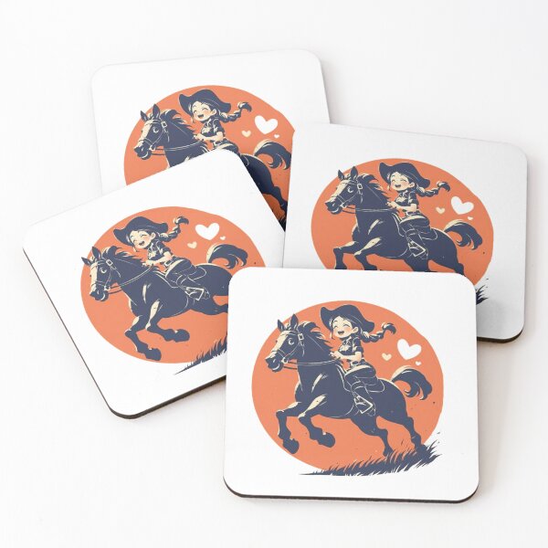 Item preview, Girl Riding A Horse designed and sold by EricDesignStore.