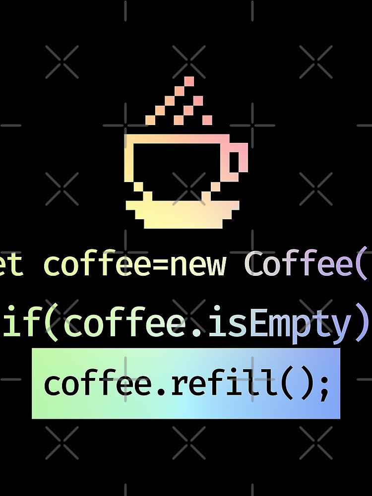 Thumbnail 3 of 3, Scarf, Coffee refill coding designed and sold by ScienceCorner.