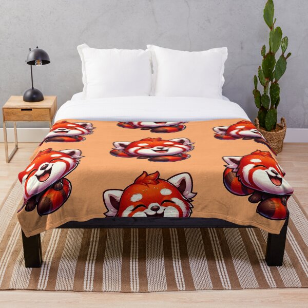 Item preview, Happy and Cute RED PANDA designed and sold by TimeToMap.