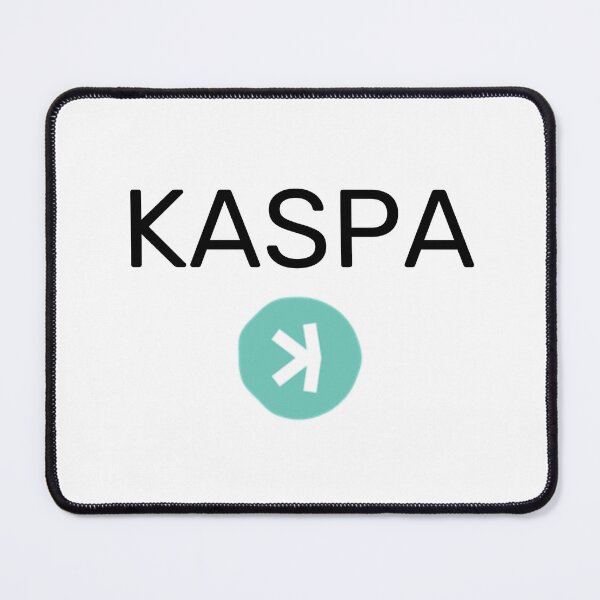 Item preview, Kaspa Text With Logo on Bottom Tee designed and sold by caffeinateduser.