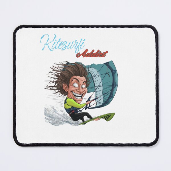 Item preview, Comic style kitesurfer: Kitesurf addict designed and sold by StyleFused.