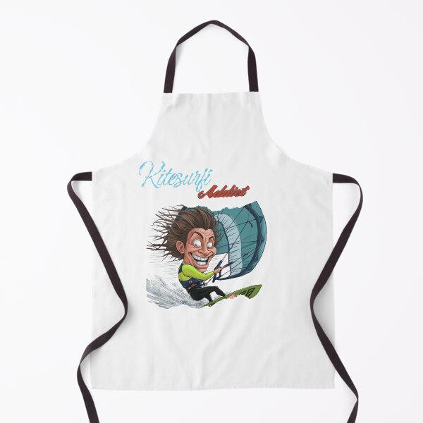 Item preview, Comic style kitesurfer: Kitesurf addict designed and sold by StyleFused.