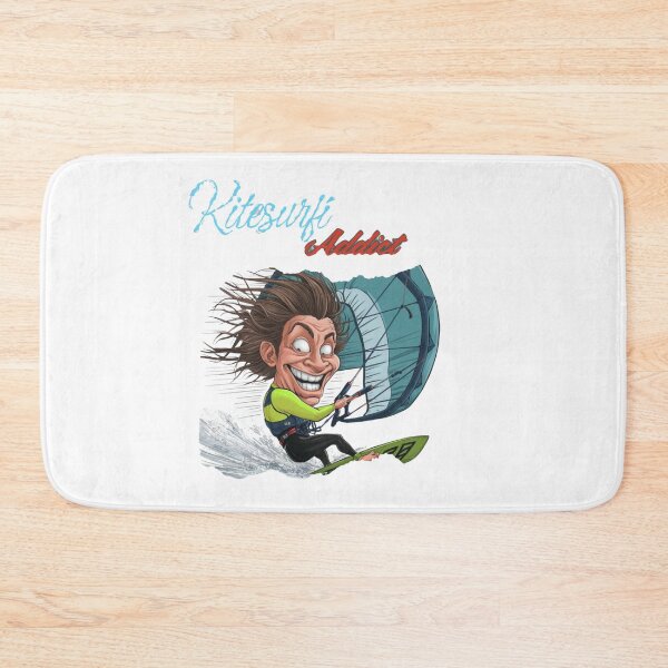 Item preview, Comic style kitesurfer: Kitesurf addict designed and sold by StyleFused.