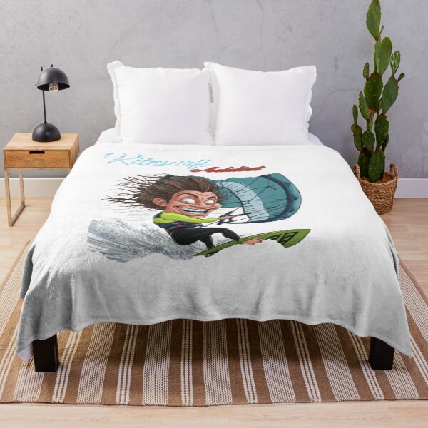 Item preview, Comic style kitesurfer: Kitesurf addict designed and sold by StyleFused.