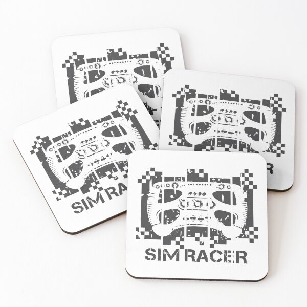 Item preview, Car steering wheel retro sim racer gaming racing vintage gamer simracing Logo designed and sold by AndreMi.