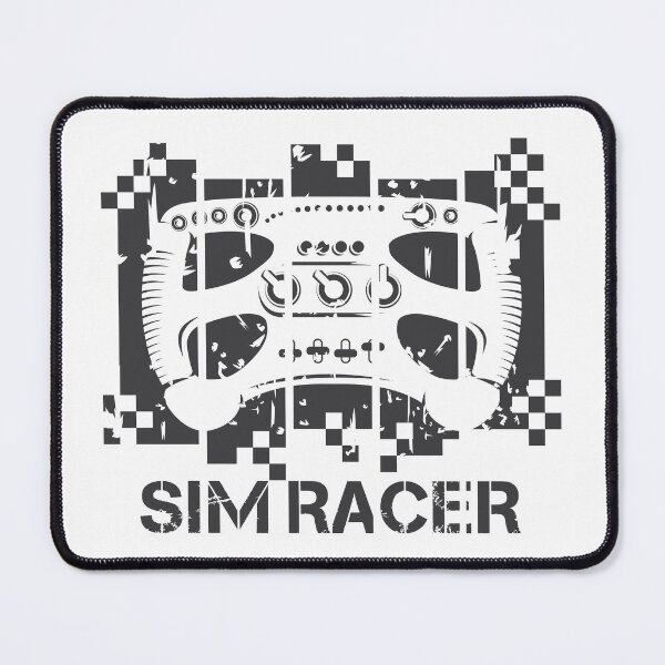 Item preview, Car steering wheel retro sim racer gaming racing vintage gamer simracing Logo designed and sold by AndreMi.
