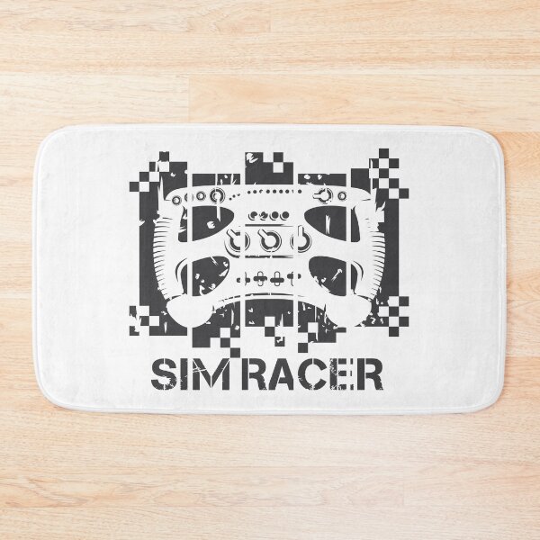 Item preview, Car steering wheel retro sim racer gaming racing vintage gamer simracing Logo designed and sold by AndreMi.