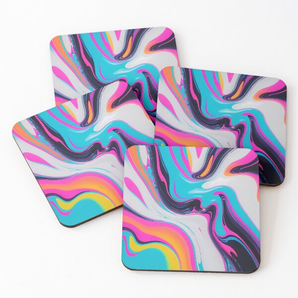 Item preview, Liquid Abstract In Neon Theme designed and sold by SeamPix.