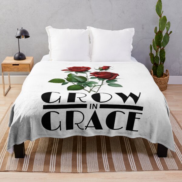 Item preview, Grow in Grace,Men's Bible Verse ,Women's Christian Gospel Quotes, Inspirational Christian Woman Design designed and sold by mattlee20.