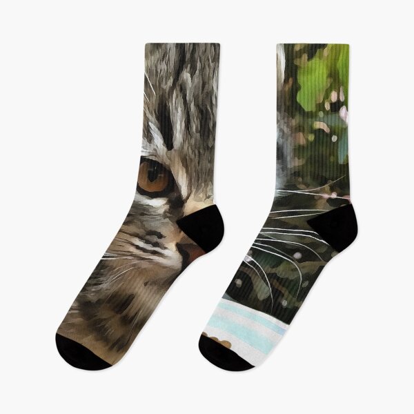 Item preview, Tabby Cat Kitten Making Eye Contact Pet Portrait designed and sold by taiche.