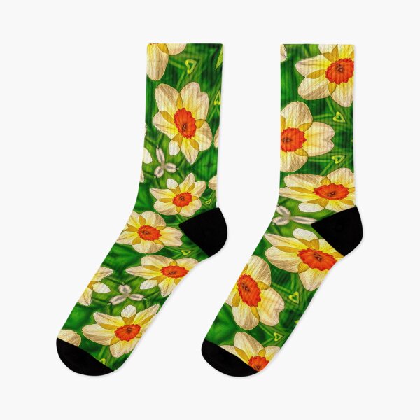 Item preview, Easter Bell Flowers Pattern designed and sold by Patternflower.