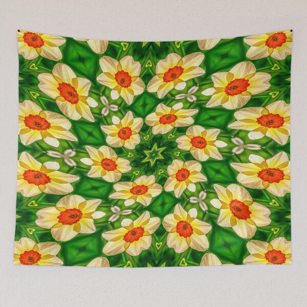 Item preview, Easter Bell Flowers Pattern designed and sold by Patternflower.