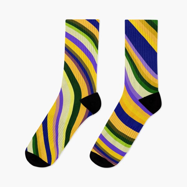 Item preview, Yellow Wavy Curved Stripes designed and sold by Bunmigraphics .